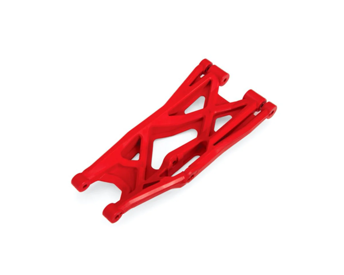 1 Triangle de suspension inférieur droit renforcés XMaxx - Traxxas 7830R Rouge