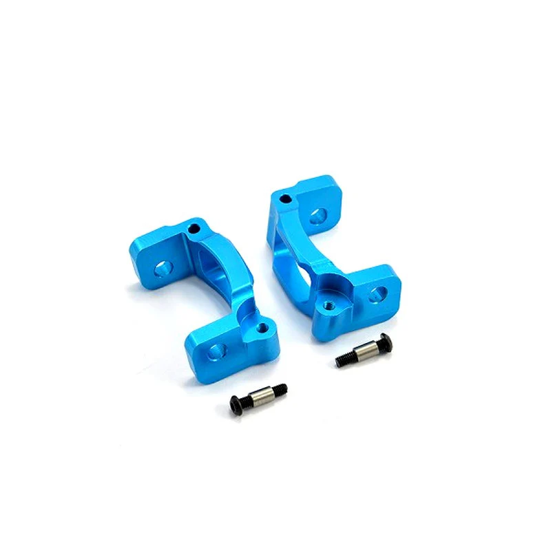 2 Etriers Avant Alu Bleu Pour Tamiya TT02 (x2) - FTTA035B