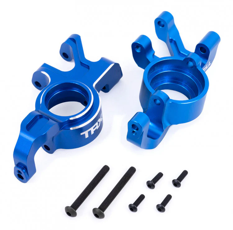 2 Fusées de Direction Gauche Et Droite Alu anodisés bleu Traxxas 7836