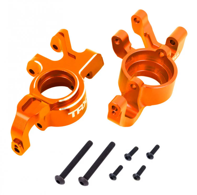 2 Fusées de Direction Gauche Et Droite Alu anodisés orange Traxxas 7836