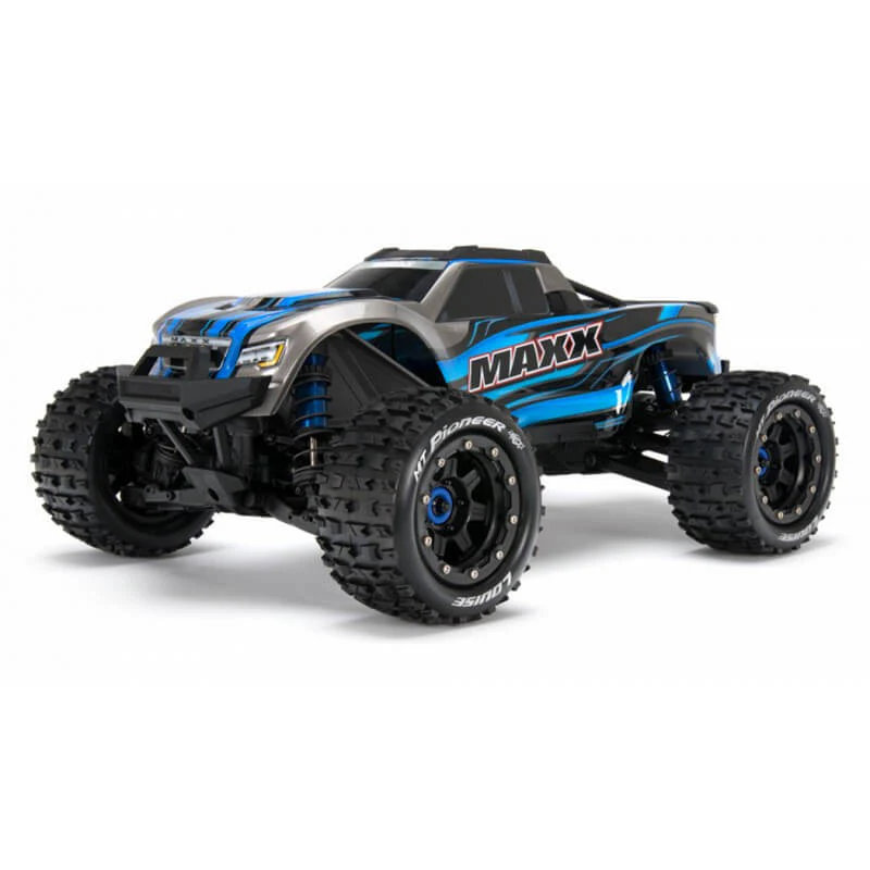 2 Pneus et jantes Louise MT-PIONEER Traxxas Wide Maxx Soft Black (MFT) 3329SB - Image 3