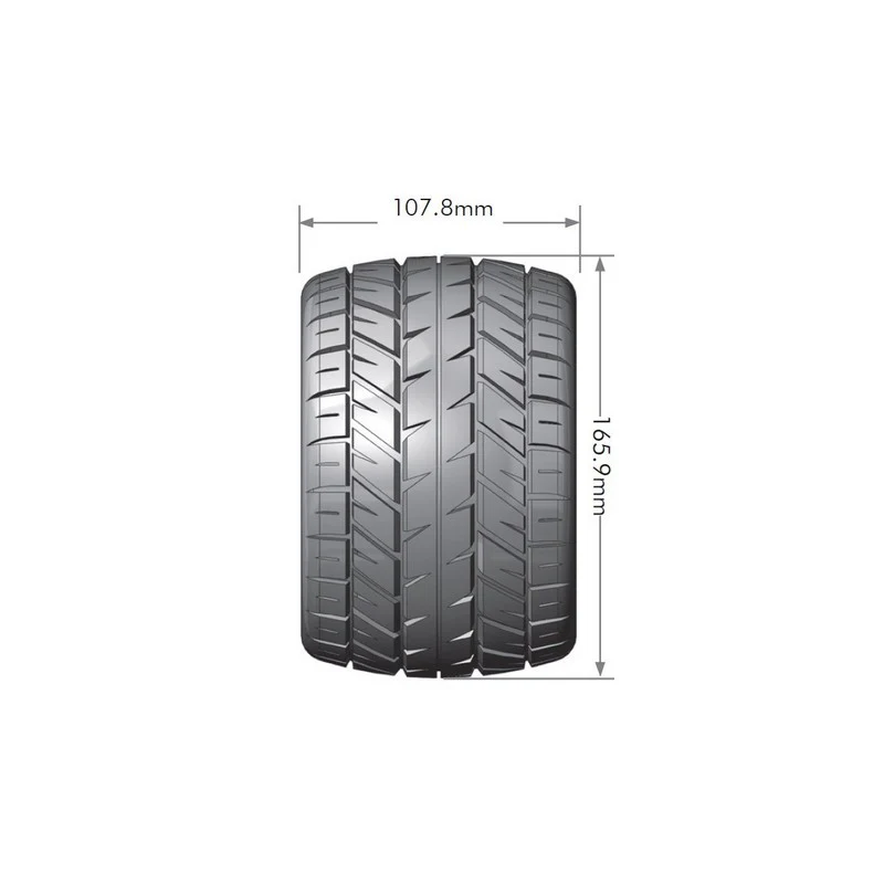 2 Pneus et jantes MT-ROCKET 3,8 Noir 3217B" - Image 3