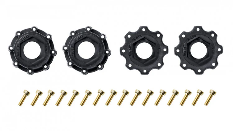 2 Pneus et roues MT-MALLET soft MFT Speed 3,8 (Hexagone amovible 0 et 1/2 décalage) 3355SB - Image 4