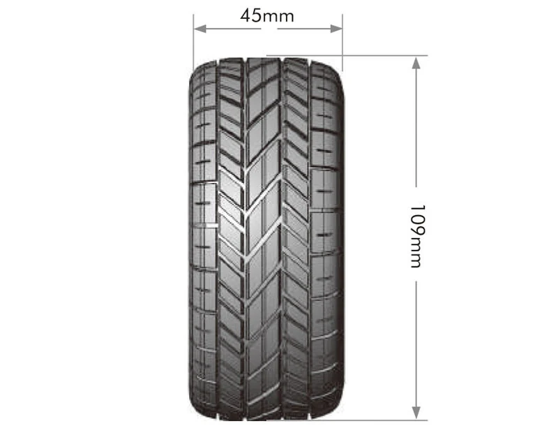 2 Pneus et roues SC-Rocket M supersoft 1/10 Short-Course (Hex amovible 4pcs) - LT3228VB - Image 2