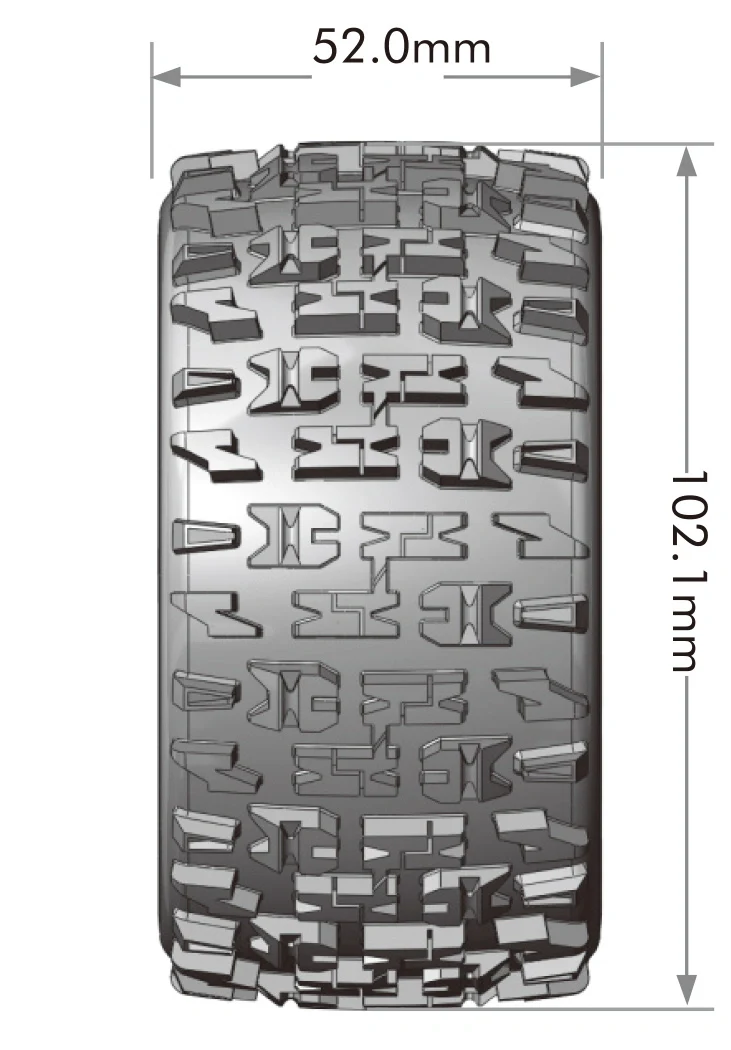 2 Pneus et roues ST-PIONEER Mini Maxx/ XRT - LT3389SM - Image 2
