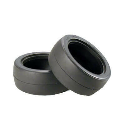 2 Pneus Slick Racing 26mm - Tamiya 50454