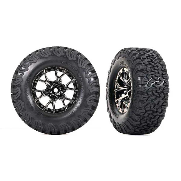 2 Roues avant BFGoodrich Traxxas Raptor F150 R 10187-BLKCR