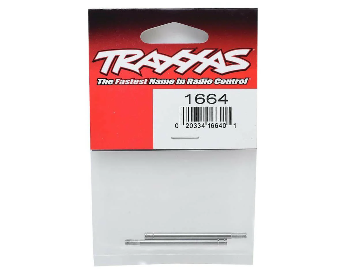 2 Tiges d'amortisseurs acier chrome - Traxxas 1664 - Image 2
