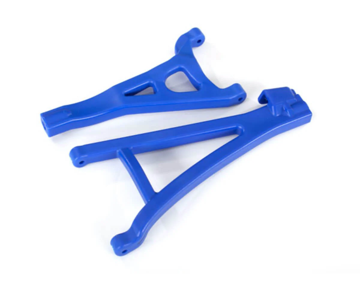 2 Triangles de suspension Avant gauche renforcés - Traxxas 8632X - Bleu
