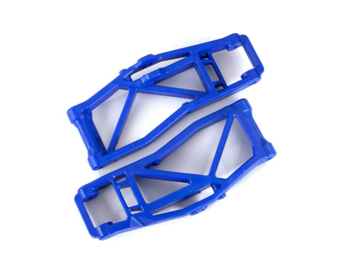 2 Triangles de suspension inférieur Traxxas 8999X WideMaxx bleu