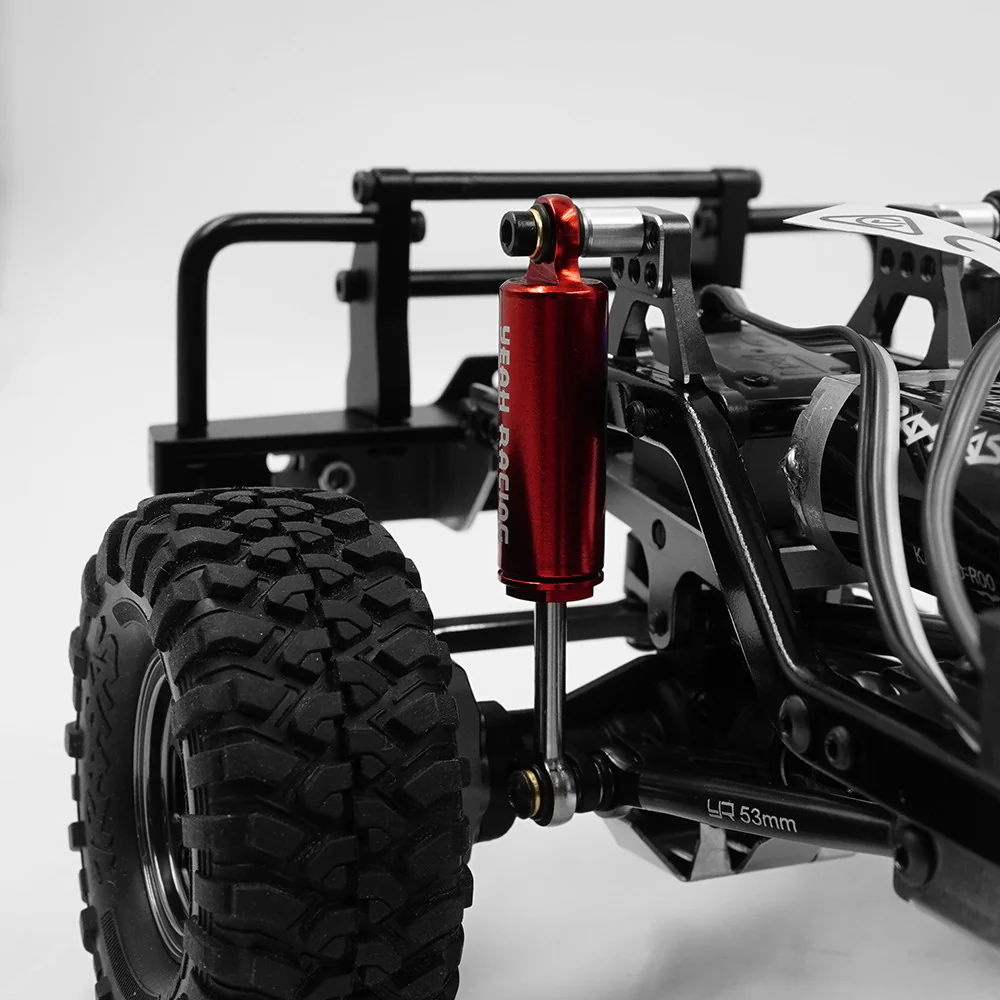 4 Amortisseurs Hydrauliques alu Traxxas TRX-4M 1/18 noir Yeah racing - Image 3