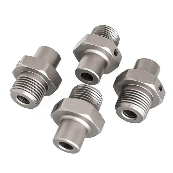 4 Hexagones de roue (17mm) Hobbytech REV-SL006