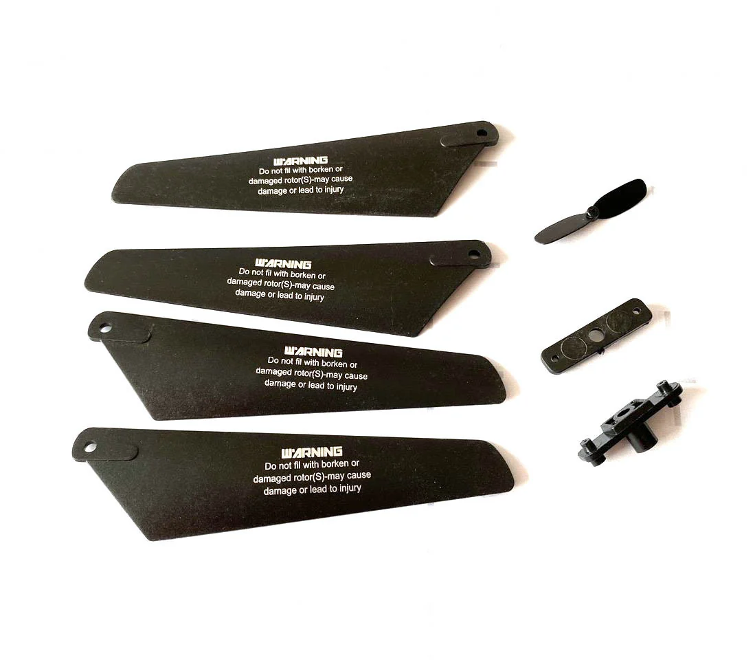 4 Pales principales + hélice pour Hélicoptère DF-100 PRO - 9502