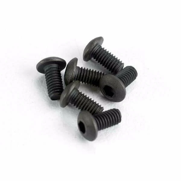 6 Vis BHC tête bombée M3x6 Traxxas 2575