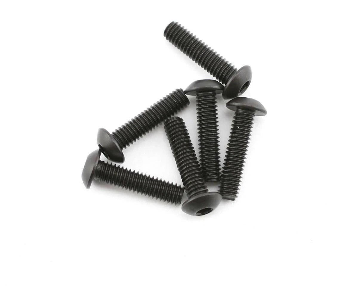 6 Vis BTR Tête bombé 4x16mm Traxxas 3933