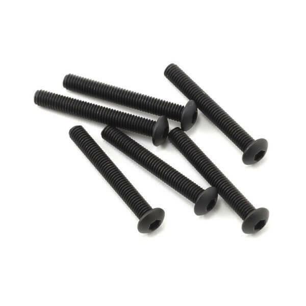 6 Vis BTR Tête Bombée 3x23mm Traxxas 2591