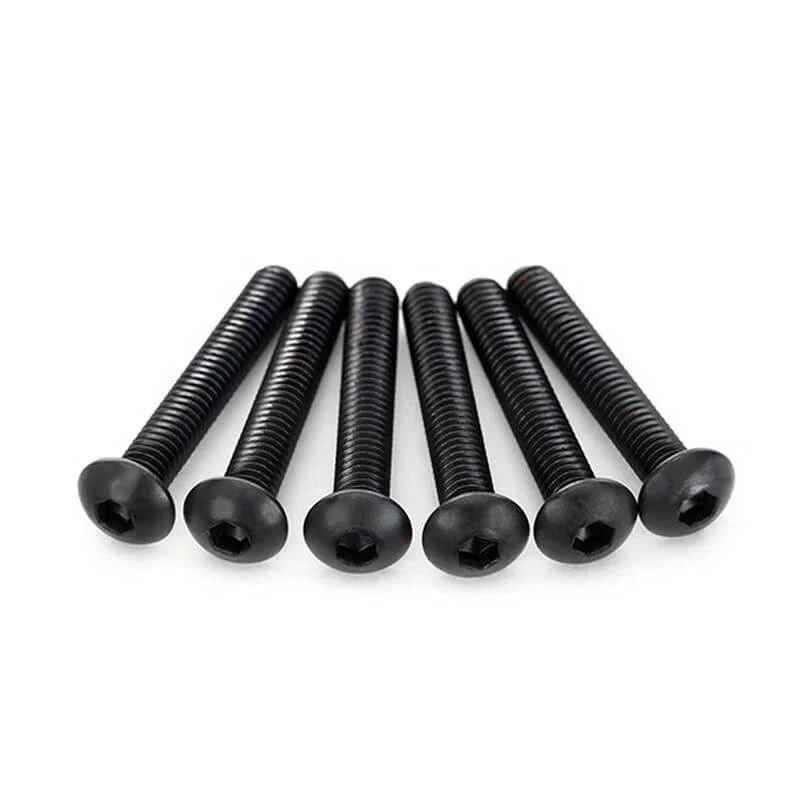 6 Vis BTR Tête bombée M4x25 Traxxas 2596