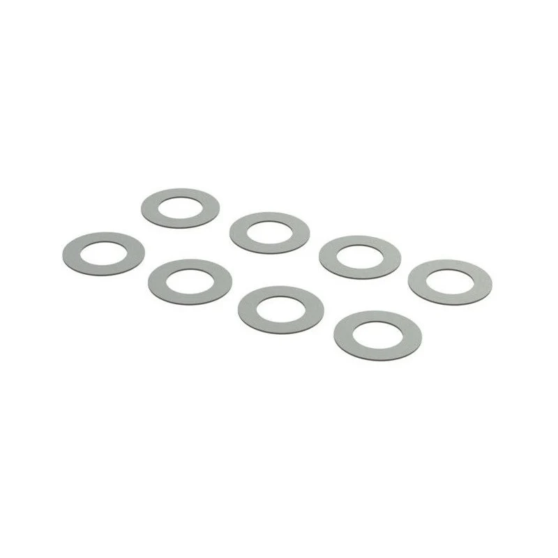8 Rondelles calage de Différentiel 5,4 x 9,4 x 0,2 mm  Arrma AR709057