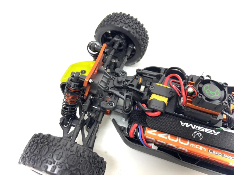 Absima Buggy 1/12 "Neon Furry" violet 4WD RTR - 12120 Brushless 3S 70km/h - Image 4