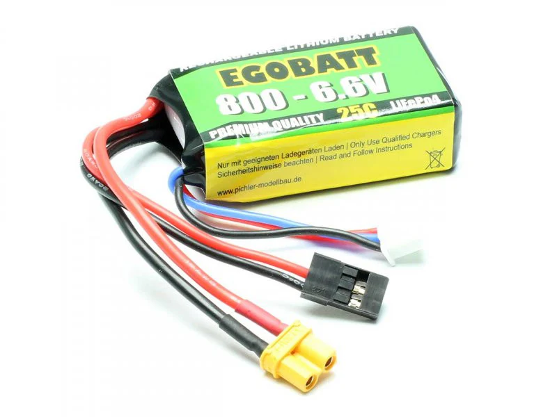 Accu LiFe Egobatt 800mAh - 6.6V (25C)