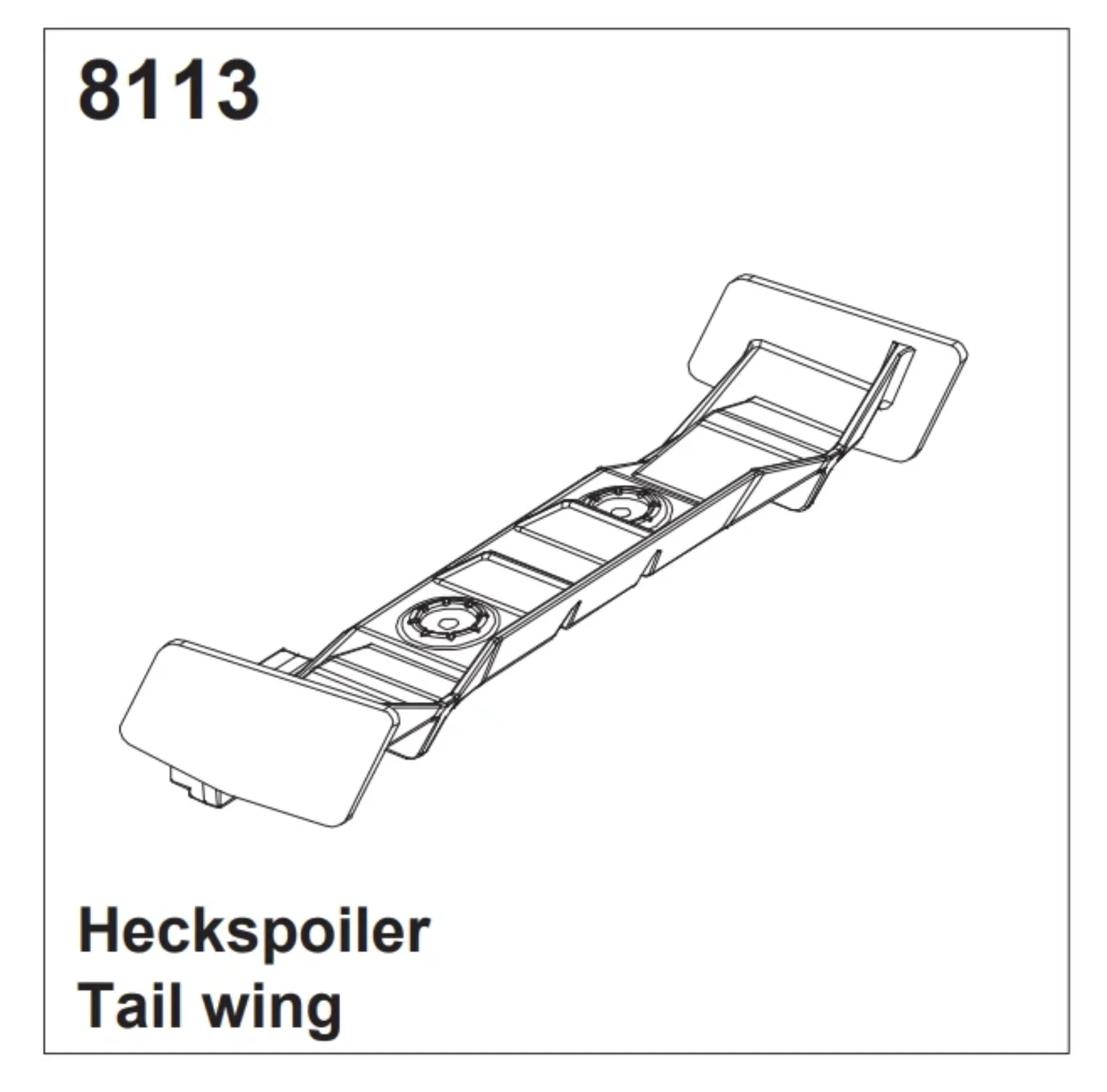 Aileron arrière - DF Models 8113