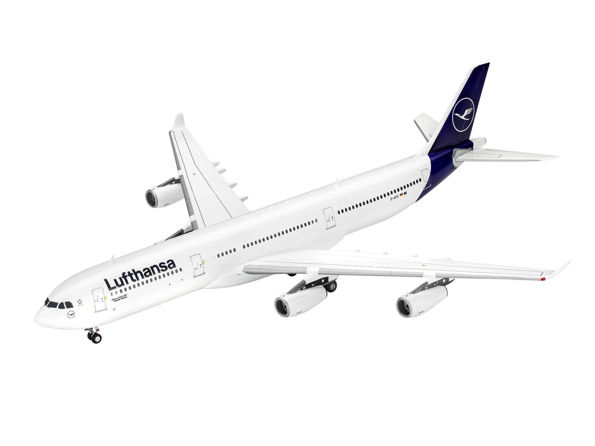 Maquette avion Revell 03803 Airbus A340-300 "Lufthansa" New Livery - Image 3