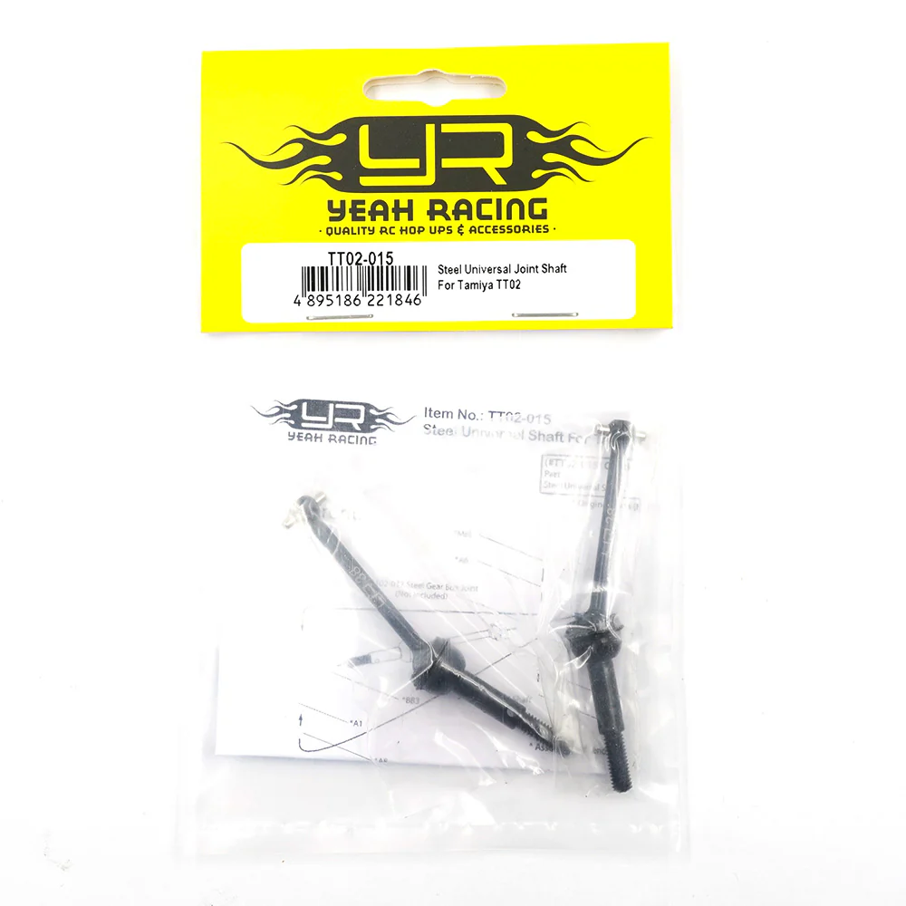 Arbre de cardan universel en acier G45 (V2) pour Tamiya TT02 - TT02-015 - Image 2