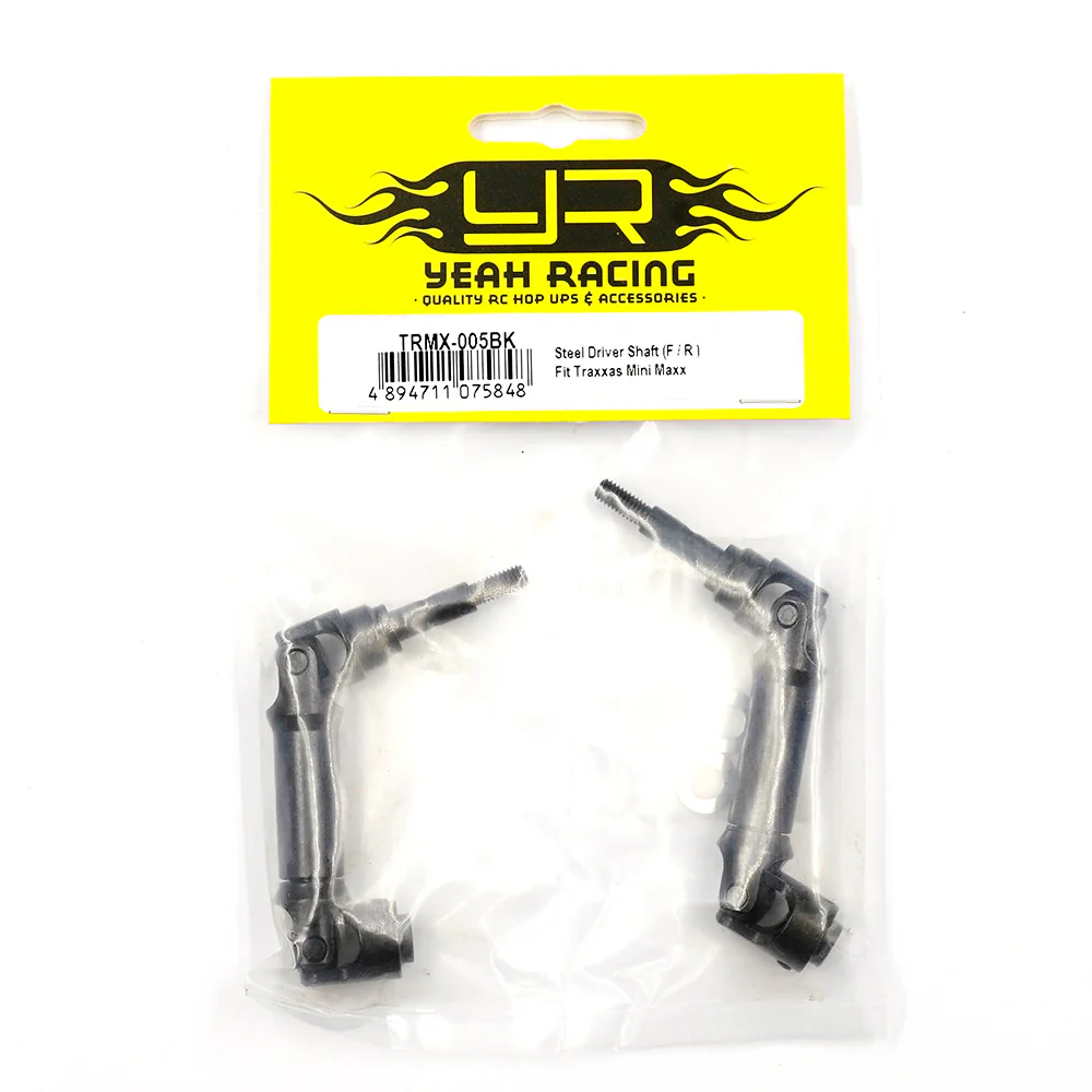Arbre de transmission en acier (avant/arrière) pour Traxxas Mini Maxx - TRMX-005BK - Image 2