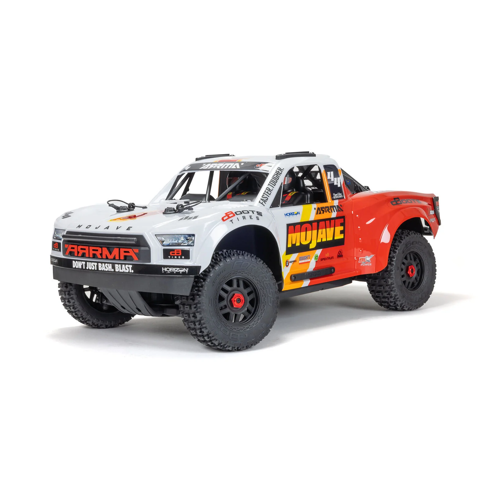 Arrma 1/8 Mojave 4S 4x4 BLX Desert Truck RTR, White - ARA4404T1
