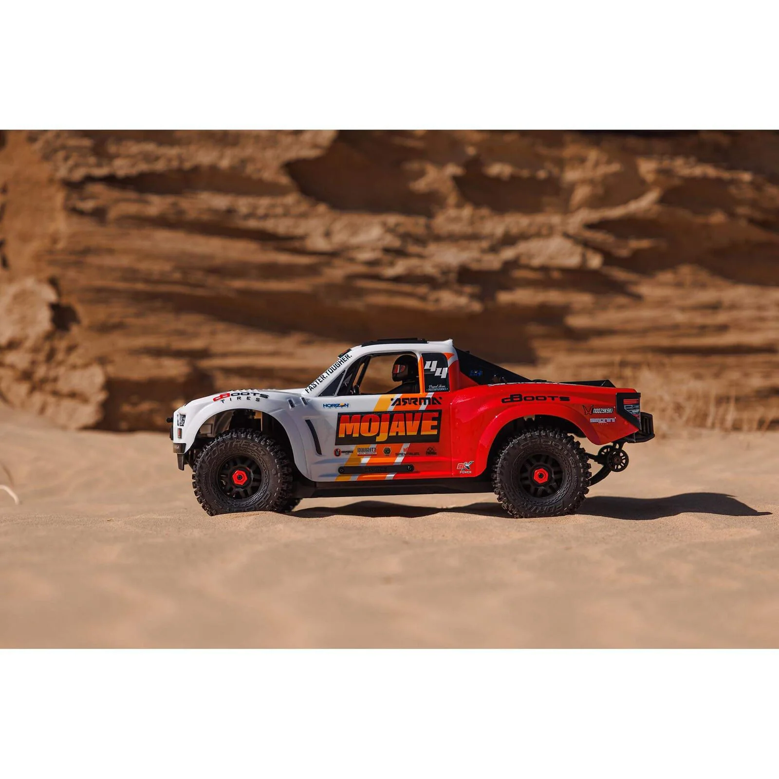 Arrma 1/8 Mojave 4S 4x4 BLX Desert Truck RTR, White - ARA4404T1 - Image 8