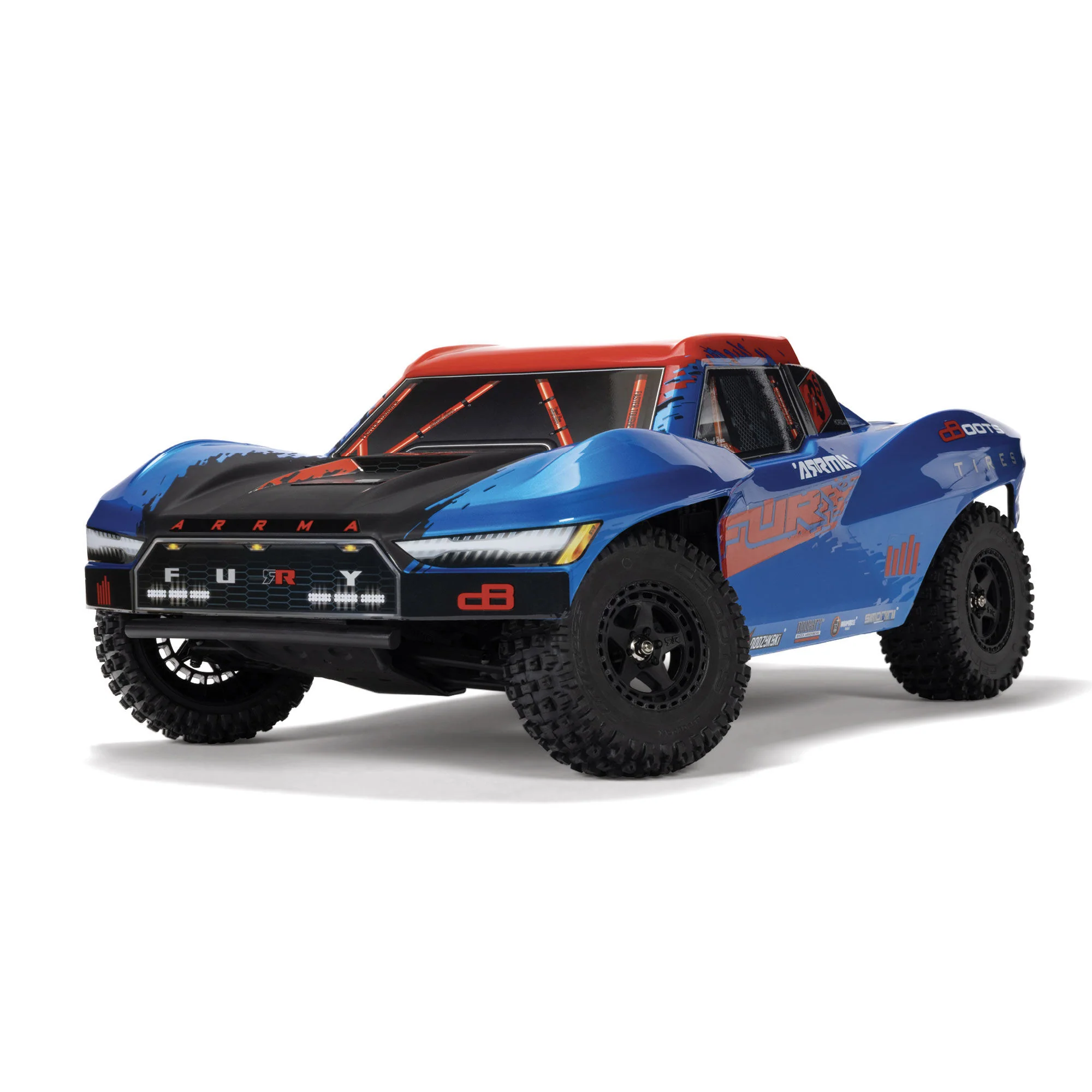 Arrma Fury 223S BLX Brushless 2WD Short Course bleu RTR - ARA3521T1