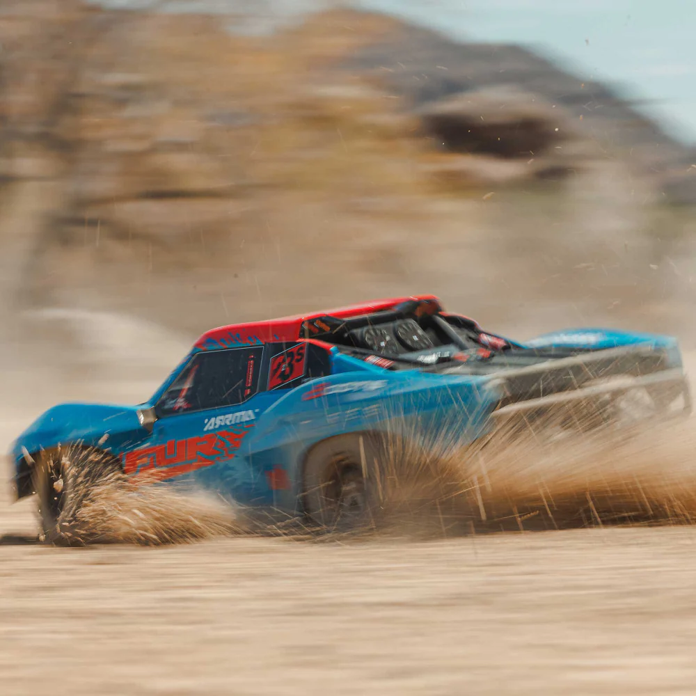 Arrma Fury 223S BLX Brushless 2WD Short Course bleu RTR - ARA3521T1 - Image 9