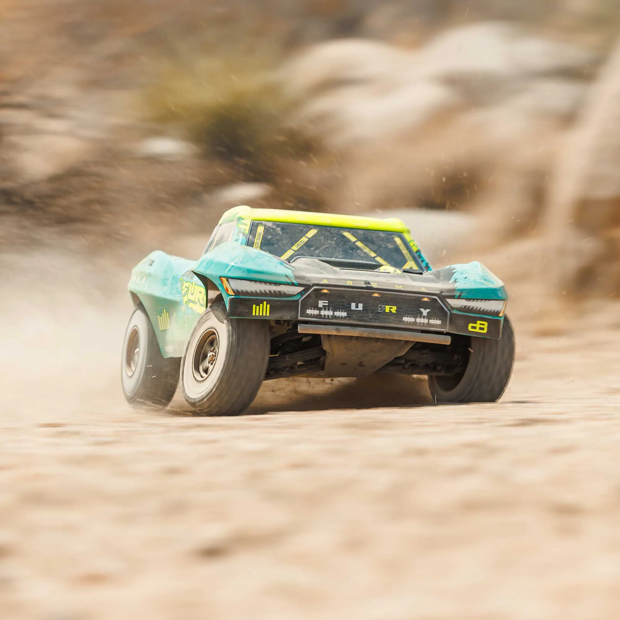 Arrma Fury 223S BLX Brushless 2WD Short Course vert RTR - ARA3521T2 - Image 7