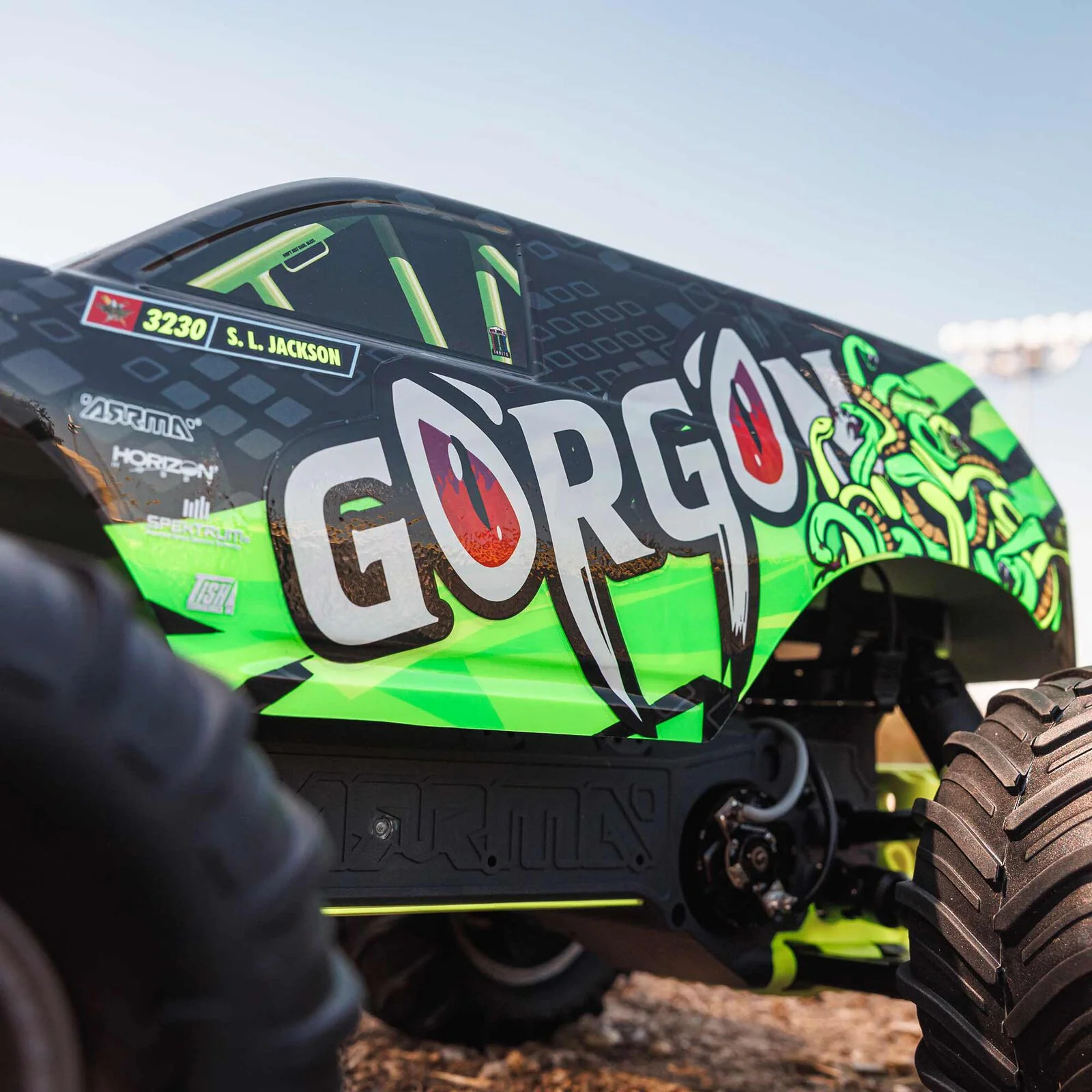 Arrma Gorgon 2WD MT 1/10 RTR jaune ARA3230ST1 - Image 4