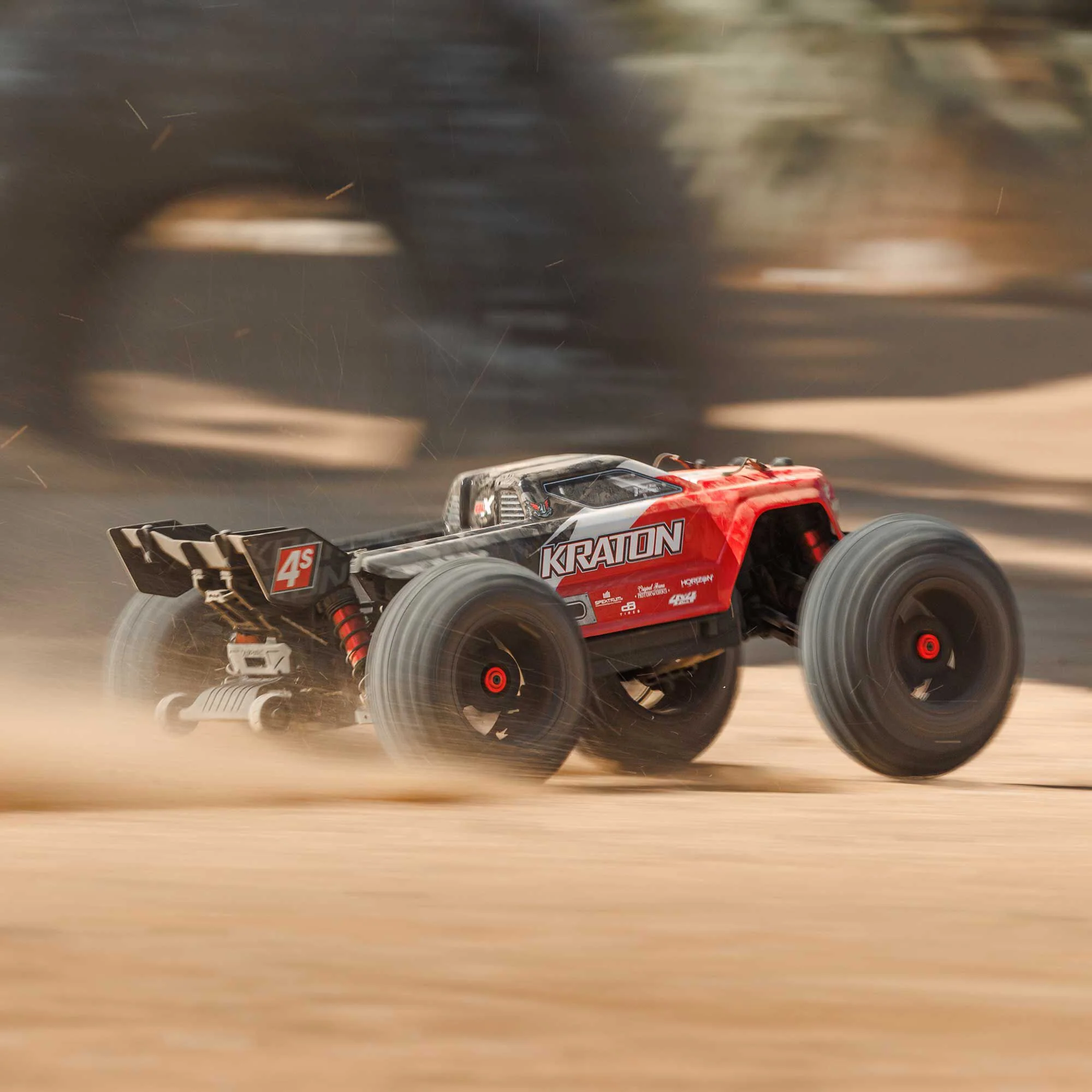 Arrma Kraton 1/10 4X4 4S V2 BLX Monster truck RTR Rouge - Image 15