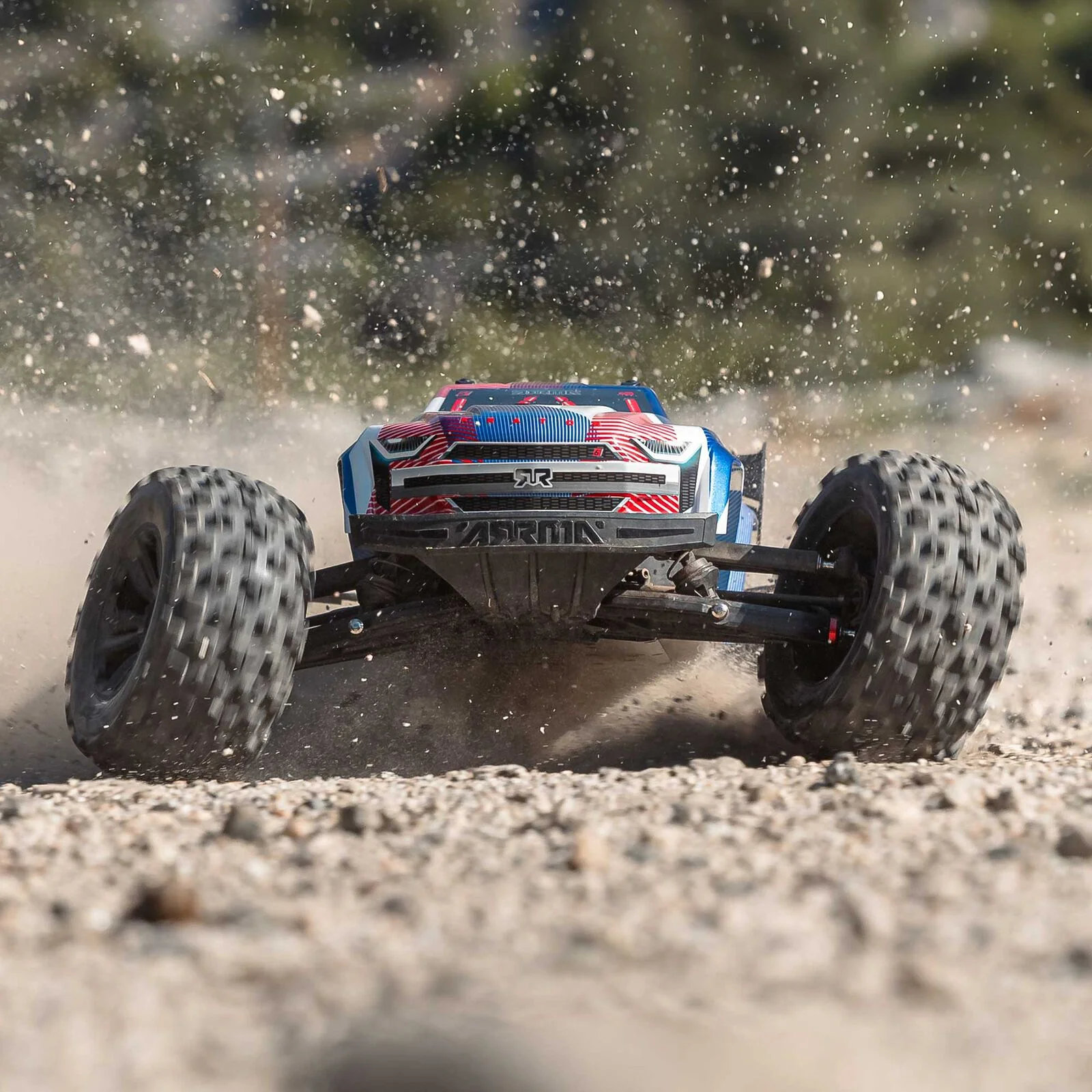 ARRMA Kraton 6S V6 4X4 BLX Brushless Monster 1/8 RTR bleu ARA8608V6T4 - Image 2