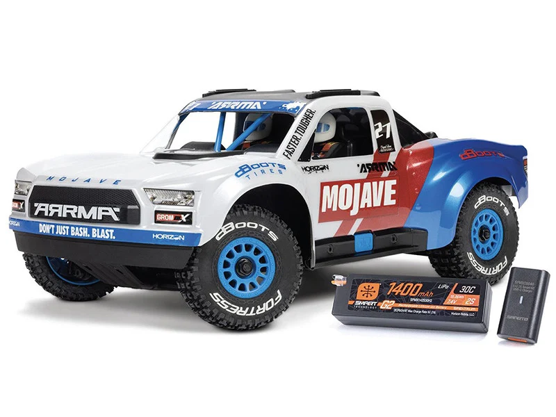 Arrma Mojave GROM 223S BLX 1/16 brushless 4X4 blanche ARA2304ST2