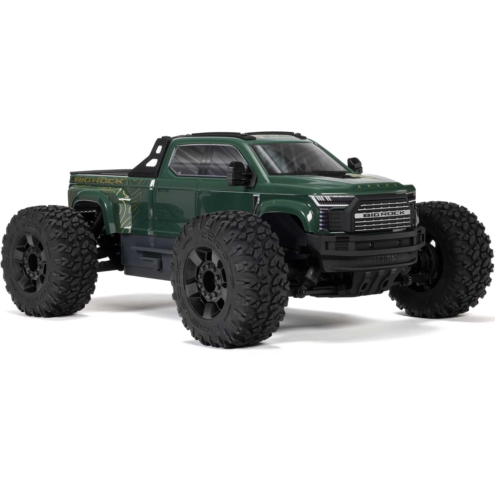 Arrma Monster Truck 1/10 BIG ROCK 223S DSC brushless 4X4 RTR vert - ARA4312V4T2 - Image 12