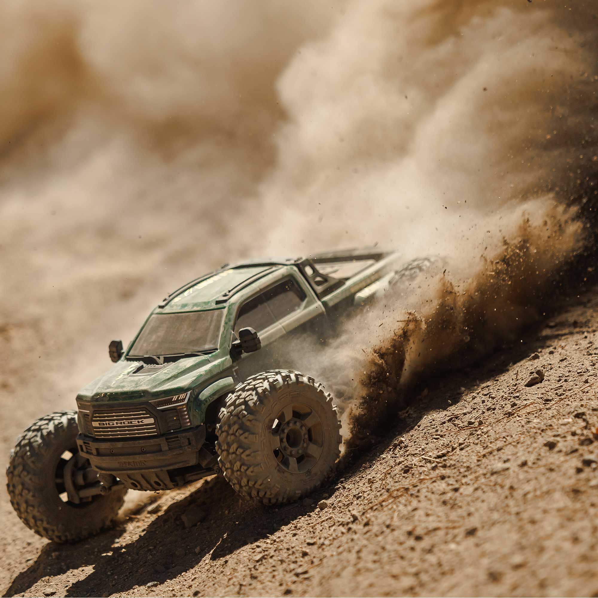 Arrma Monster Truck 1/10 BIG ROCK 223S DSC brushless 4X4 RTR vert - ARA4312V4T2 - Image 18