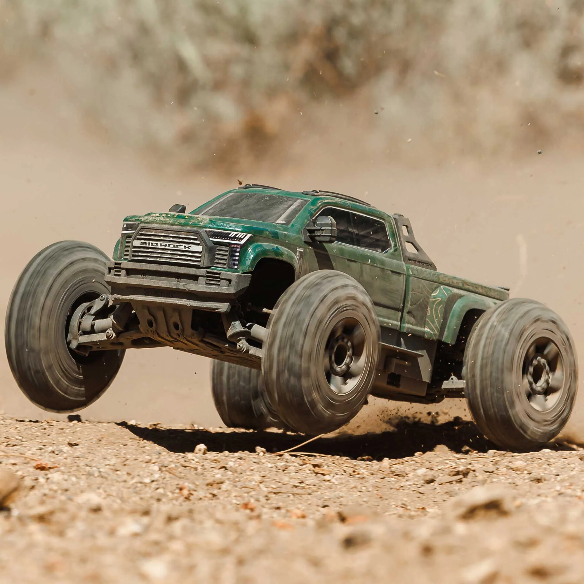 Arrma Monster Truck 1/10 BIG ROCK 223S DSC brushless 4X4 RTR vert - ARA4312V4T2 - Image 19