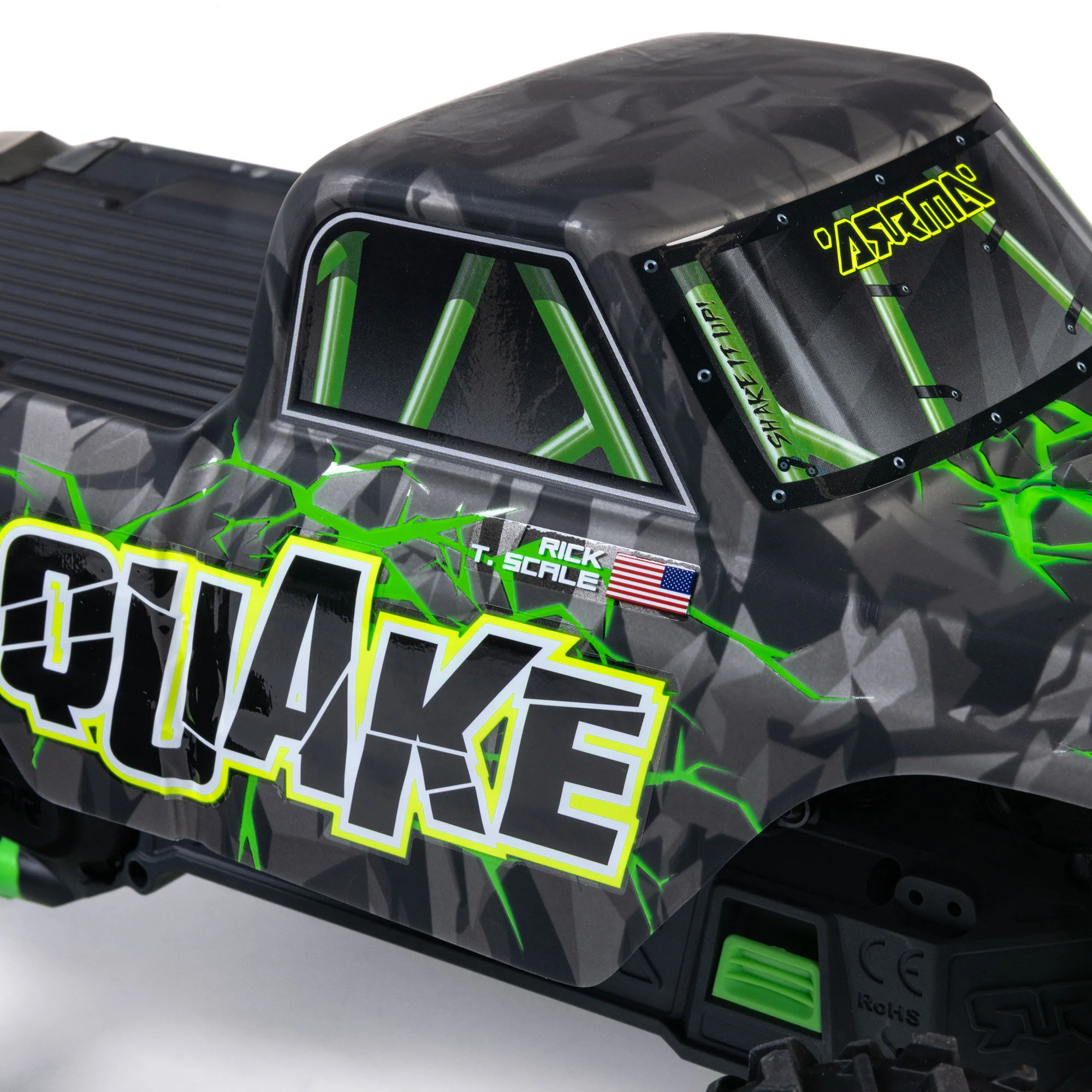 Arrma Monster Truck QUAKE 223S DSC 2WD RTR Brushless 1/10 vert - ARA3537T2 - Image 9