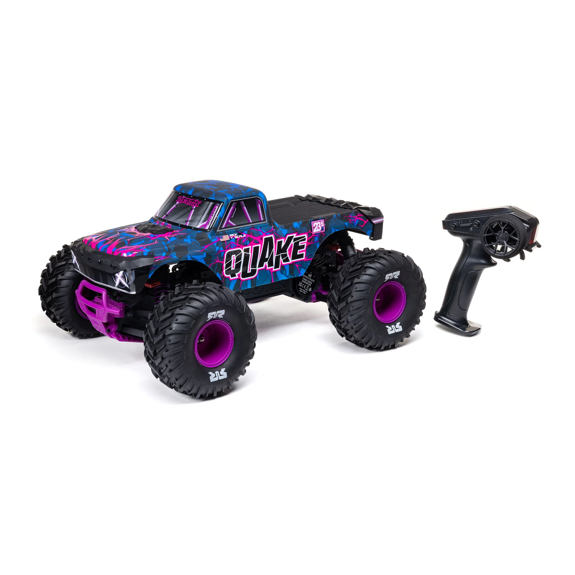 Arrma Monster Truck QUAKE 223S DSC 2WD RTR Brushless 1/10 violet - ARA3537T3 - Image 12