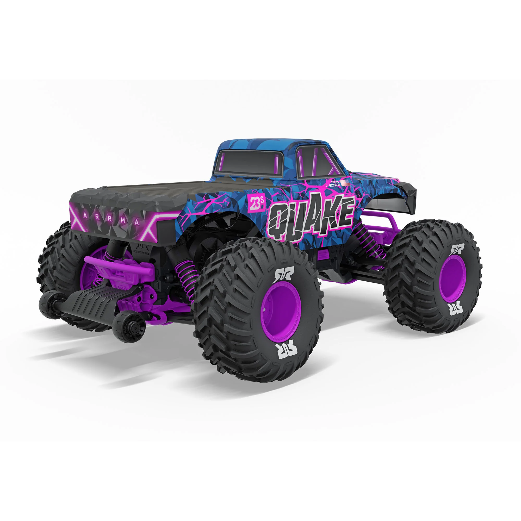Arrma Monster Truck QUAKE 223S DSC 2WD RTR Brushless 1/10 violet - ARA3537T3 - Image 3