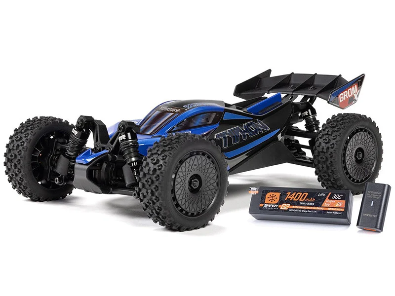 Arrma Typhon GROM 223S BLX 1/14 brushless 4X4 bleu ARA2306ST2