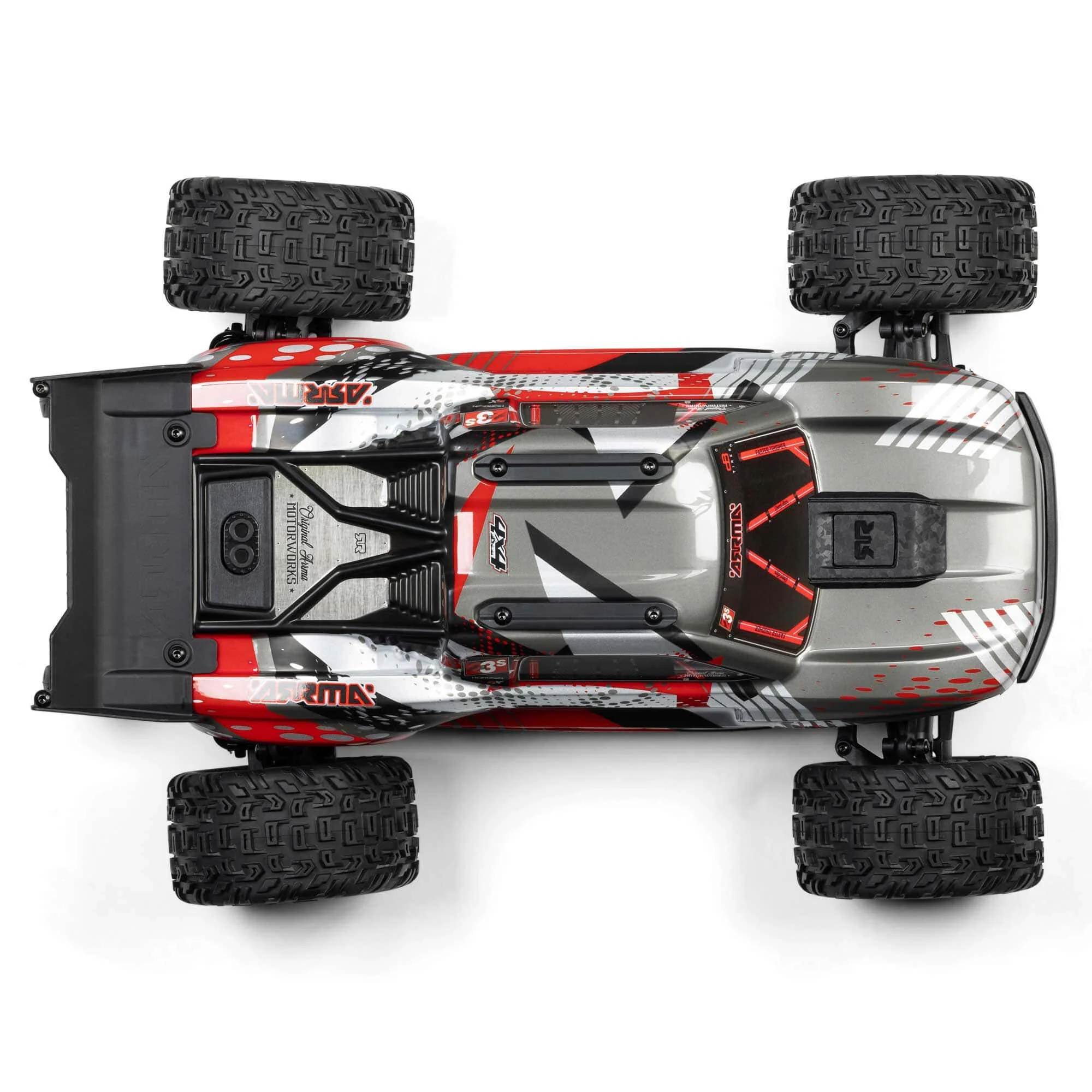 Arrma Vorteks 1/10 223S BLX brushless 4x4 stadium truck RTR rouge - ARA4305V4T1 - Image 6