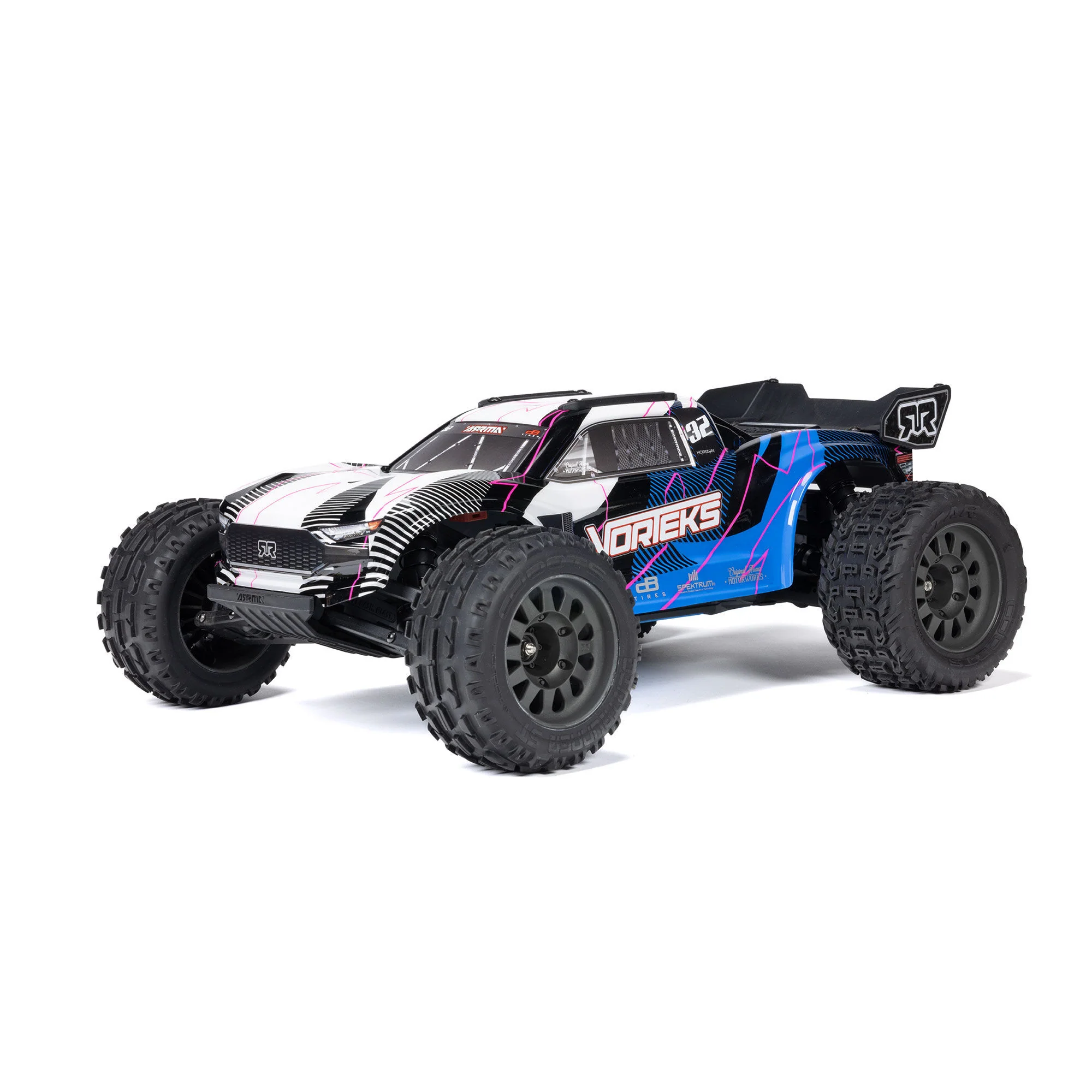 Arrma Vorteks Mega 550 2WD RTR stadium truck 1/10 bleu/rose - ARA3205T1