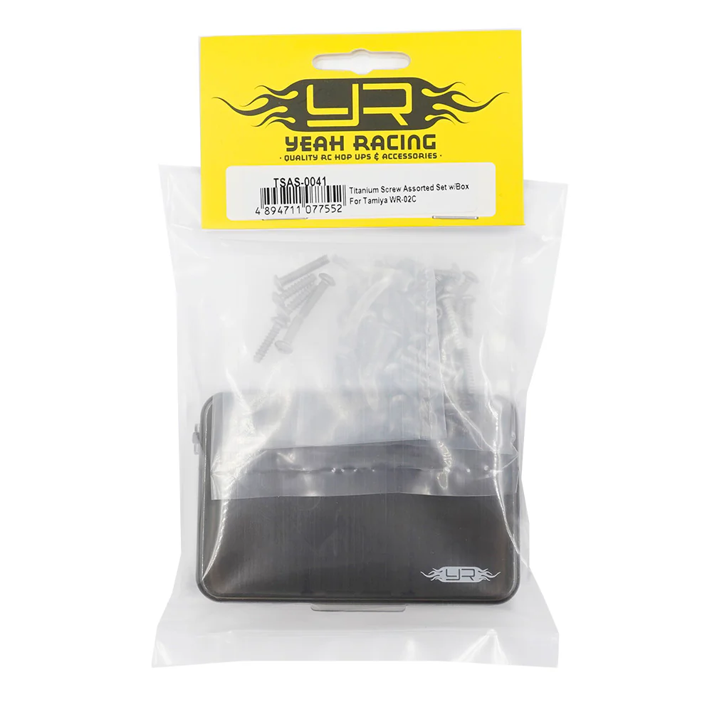 Assortiment de vis en titane avec boîte pour Tamiya WR-02C - TSAS-0041 - Image 2