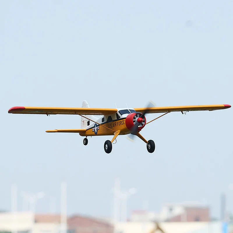 Avion débutants 1/18 800mm Beaver RTF kit - jaune - Image 12