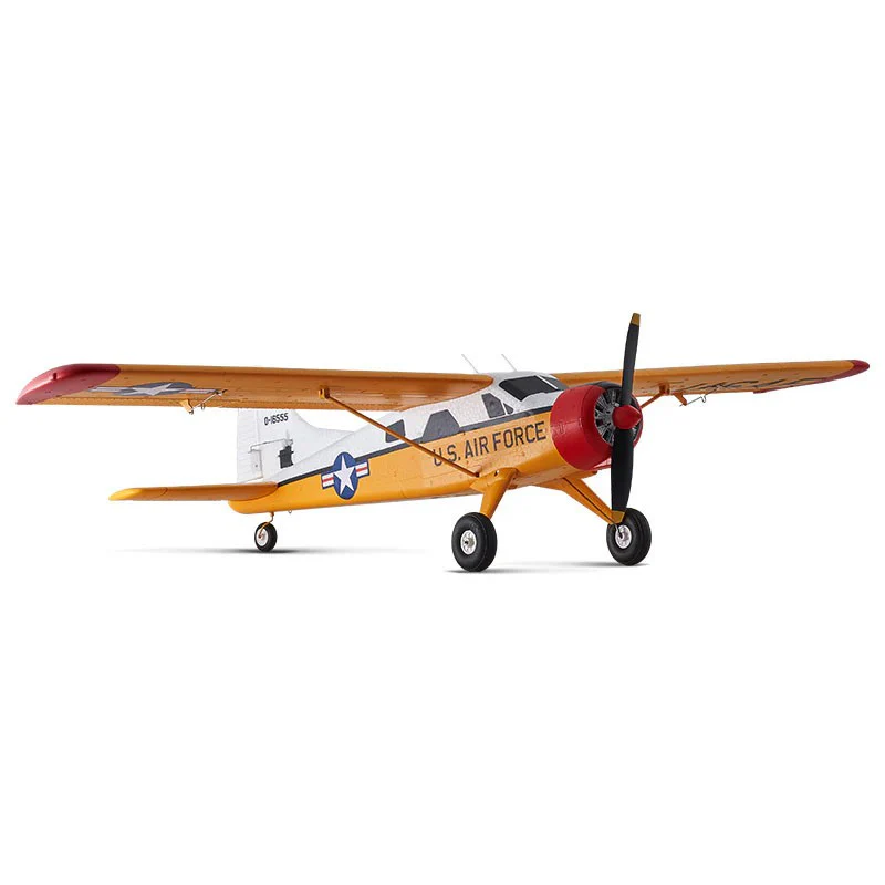 Avion débutants 1/18 800mm Beaver RTF kit - jaune - Image 5