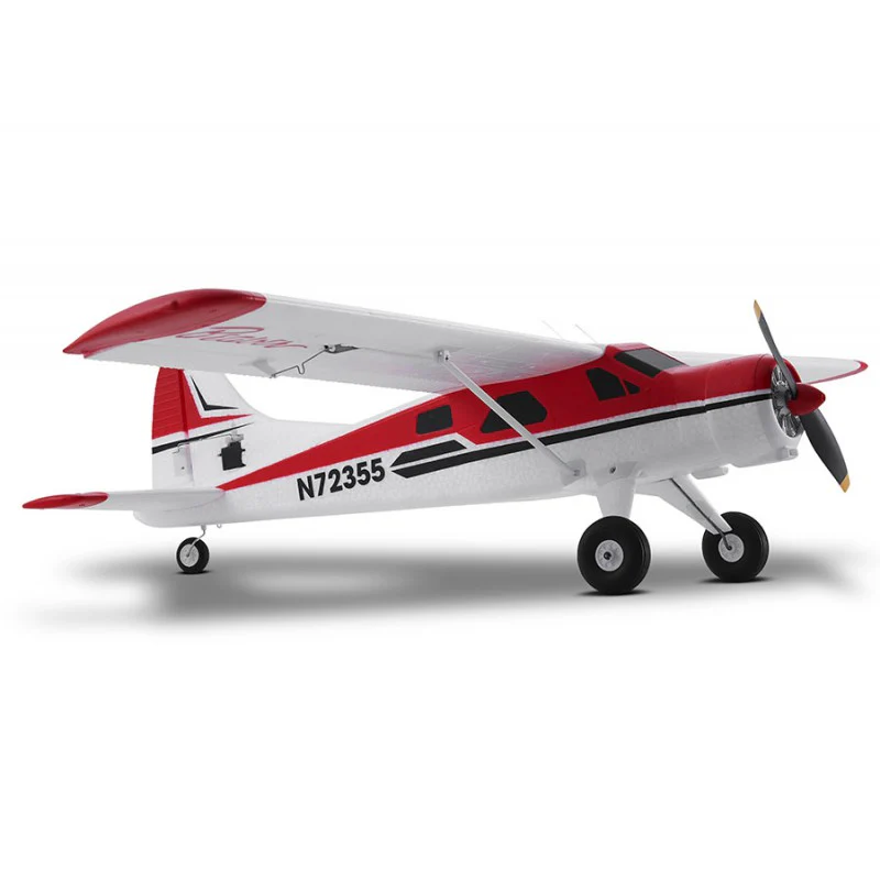 Avion débutants 1/18 800mm Beaver RTF kit - rouge - Image 12